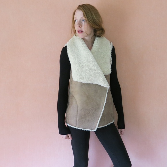Velvet Jackets & Blazers - Velvet by Graham & Spencer Faux Suede Teddy Vest
